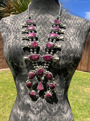 Purple Spiny Squash Blossom Set