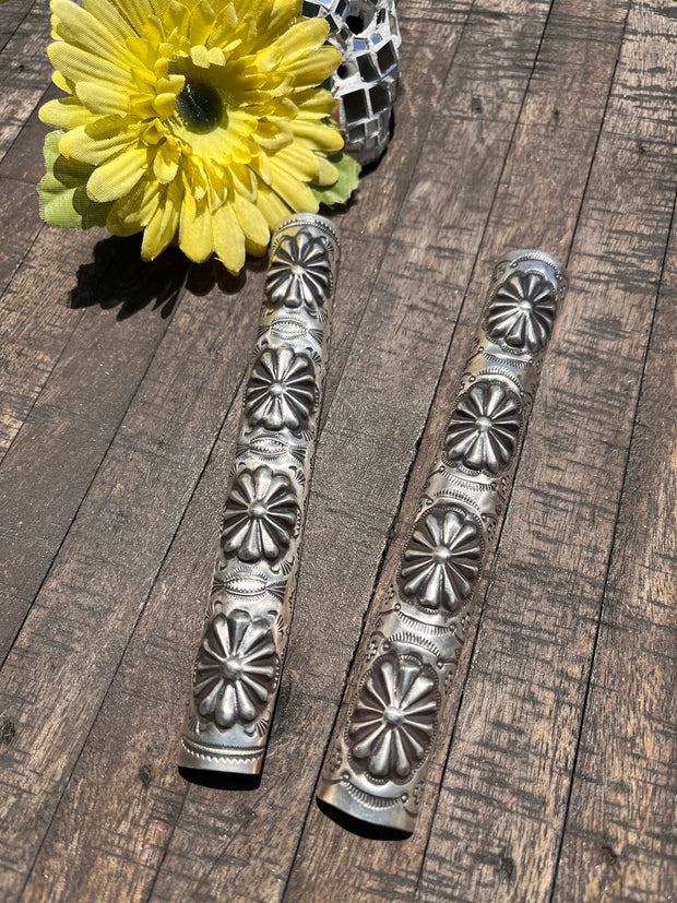 6" Stamped Sterling Braid Keeper