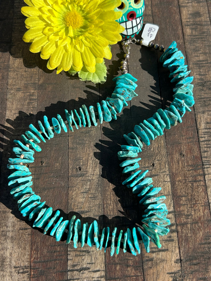 Turquoise and Heishi Strand #95