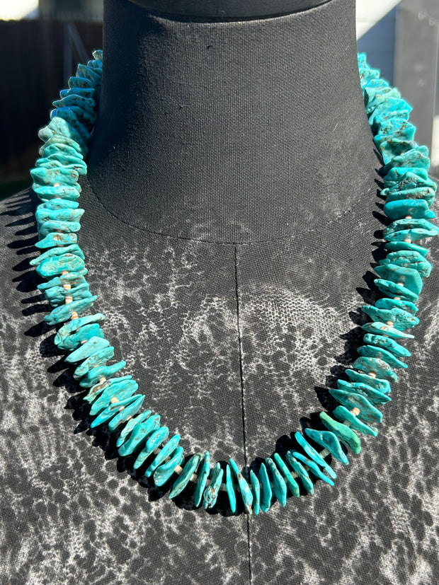 Turquoise and Heishi Strand #95