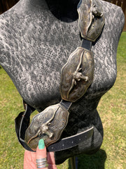 Steer Head Concho Belt