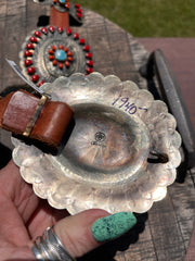 Spiny and Turquoise Concho Belt