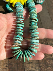 Turquoise and Heishi Strand #99