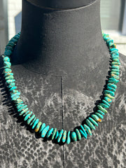 Genuine Turquoise and Heishi Strand #102