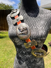 Horse Head Concho Belt