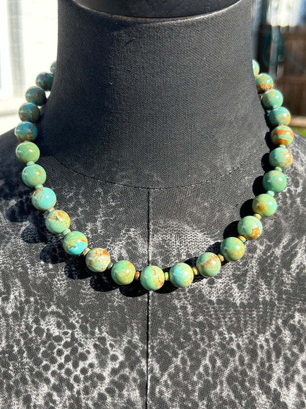 Round Turquoise Strands