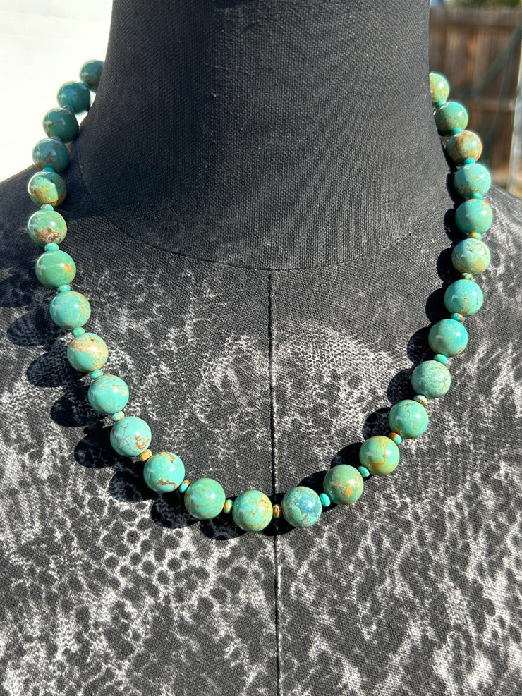 Round Turquoise Strands