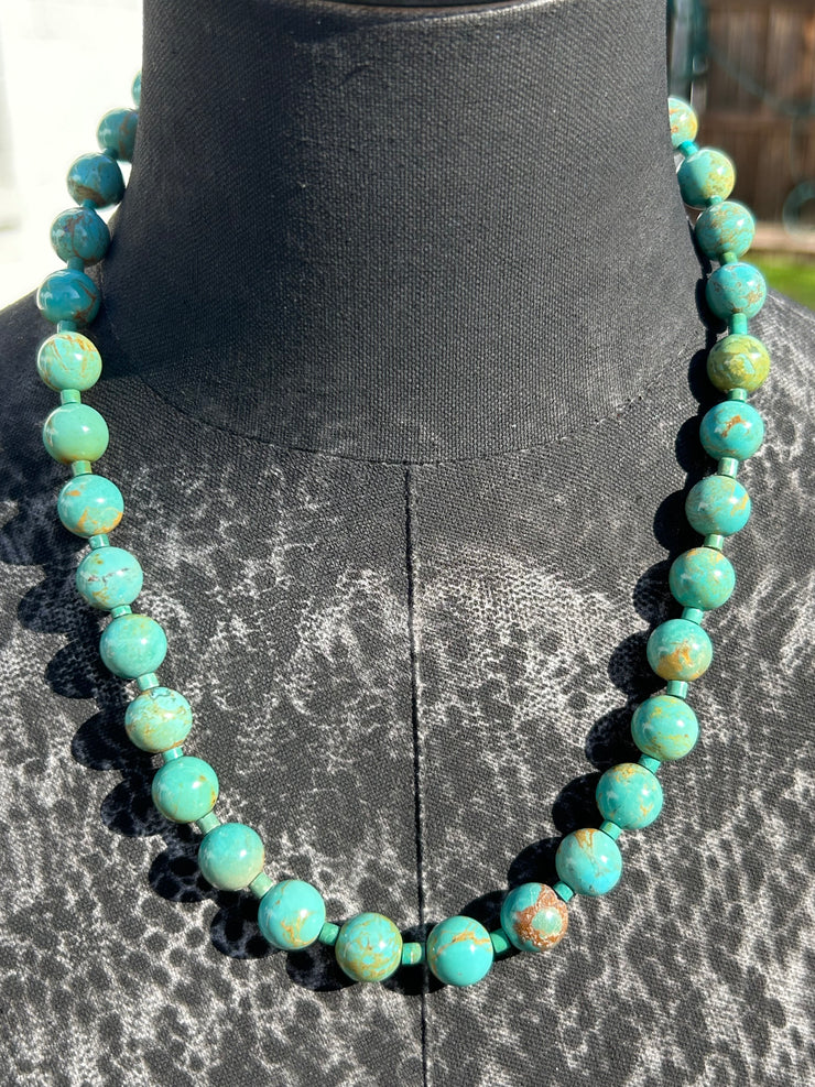 Round Turquoise Strands