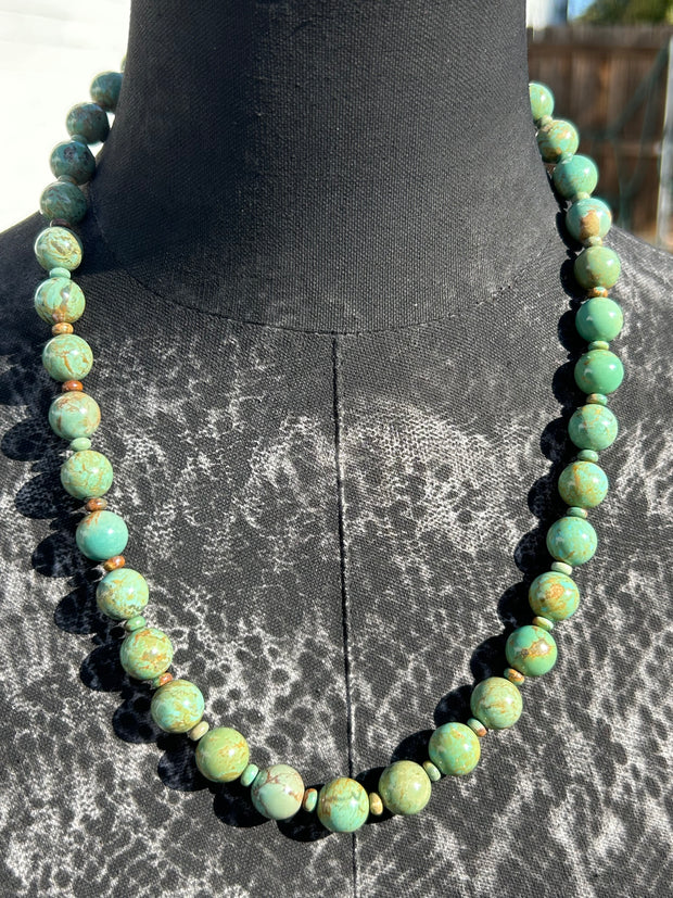 Round Turquoise Strands