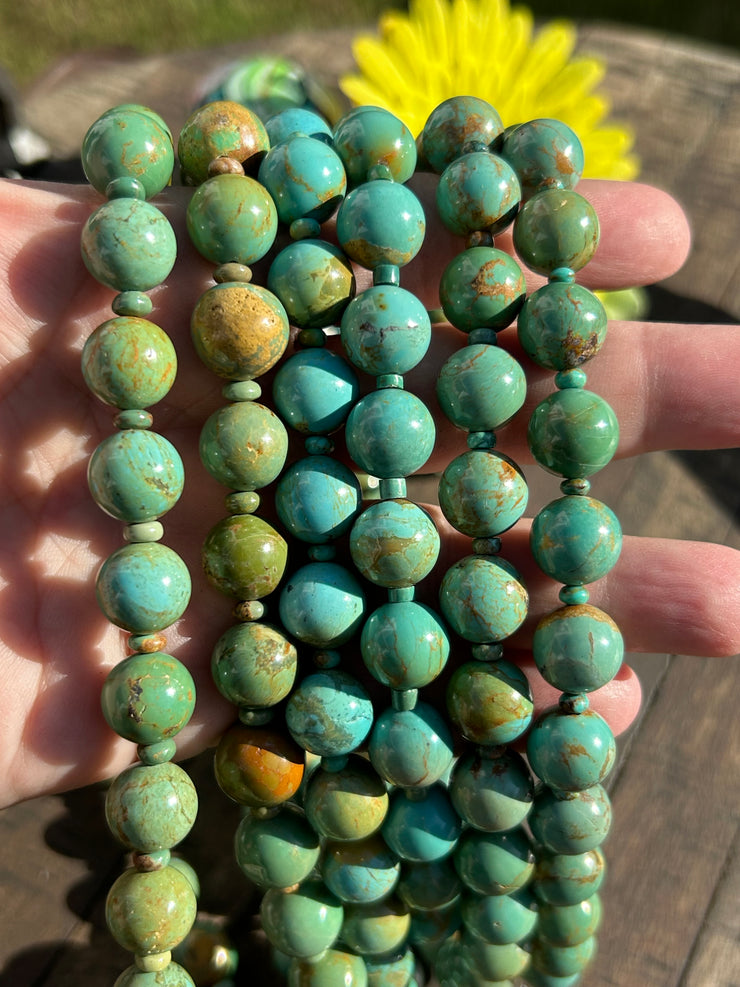 Round Turquoise Strands