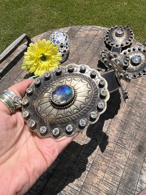 Swarovski Crystal Concho Belt