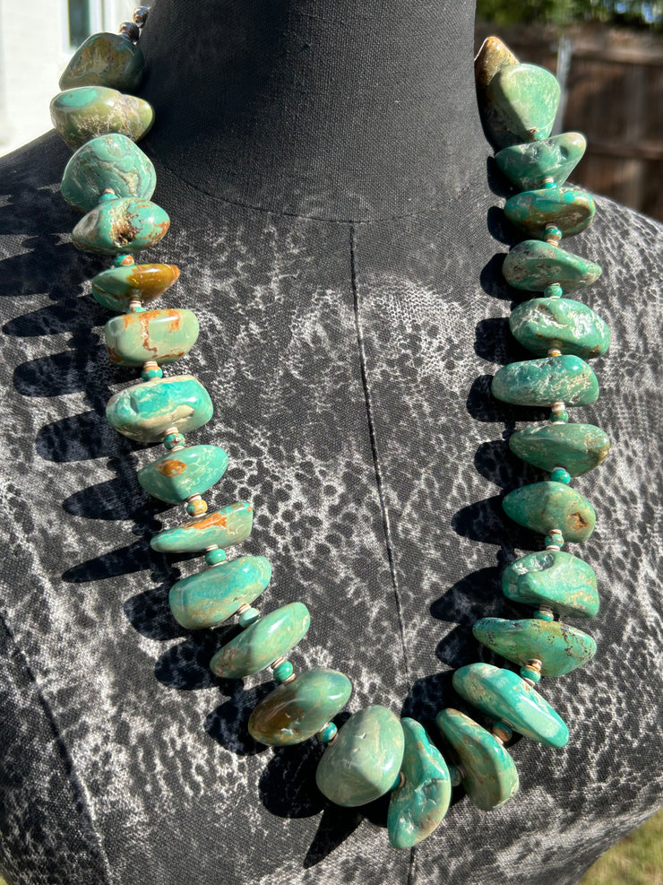 Turquoise and Heishi Strand #119