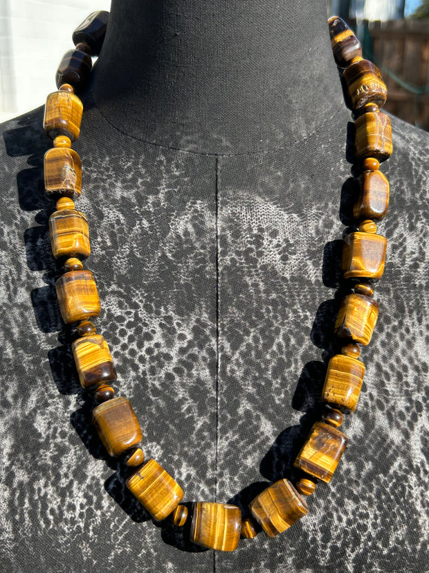 Chunky Tiger's Eye Strands