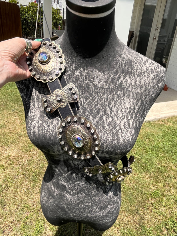 Swarovski Crystal Concho Belt