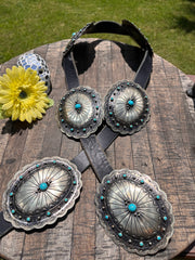 Turquoise Concho Belt