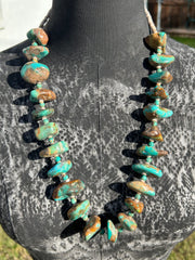 Turquoise and Heishi Strand #131