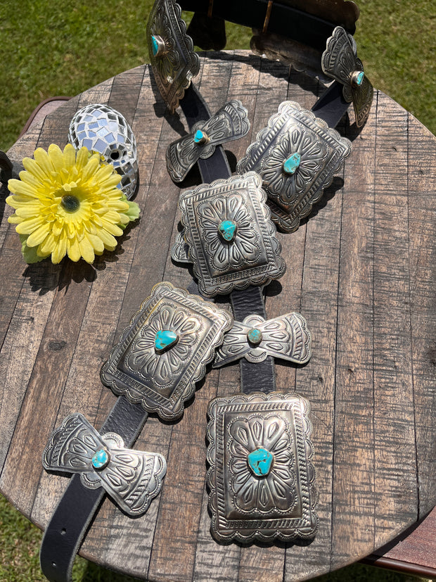 Rectangle Concho Belt
