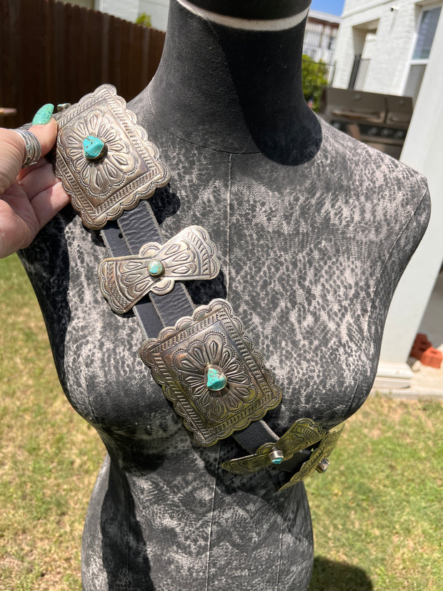 Rectangle Concho Belt