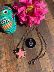 Pink "Cotton Candy" Star Necklace- 9