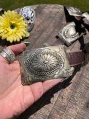 Rectangle Concho Belt