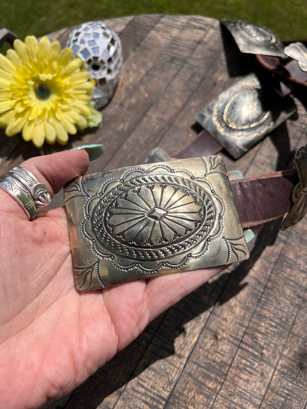 Rectangle Concho Belt
