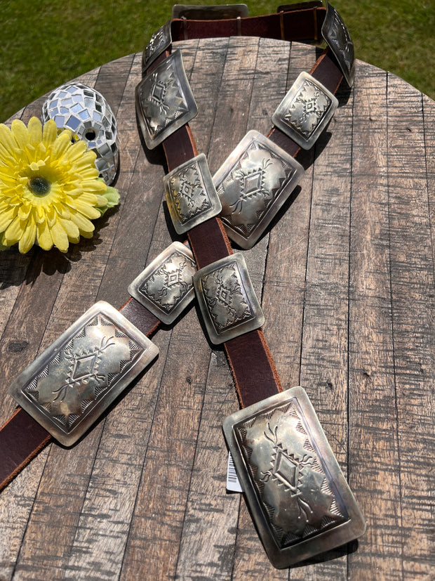 Rectangle Concho Belt