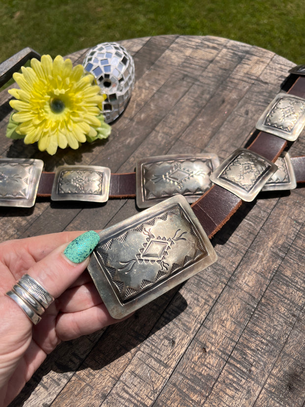 Rectangle Concho Belt
