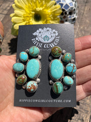 Mixed Mine Half Cluster Earrings #5