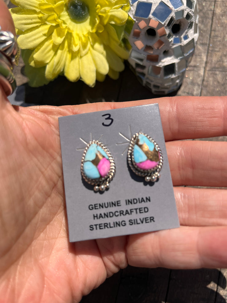 Cotton Candy Kingman Studs 1-10