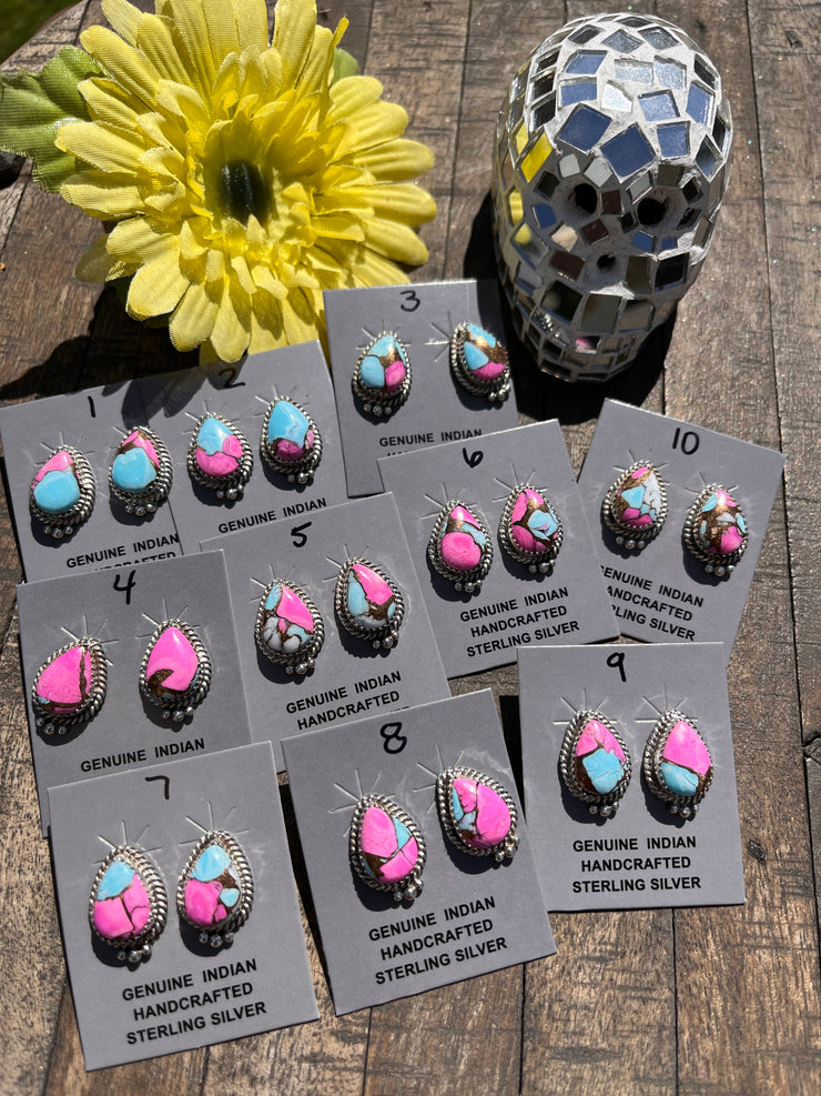 Cotton Candy Kingman Studs 1-10