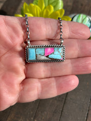 Cotton Candy Kingman Bar Necklaces 1-10