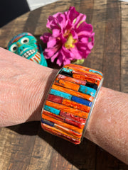 Multi Color Cobblestone Cuff