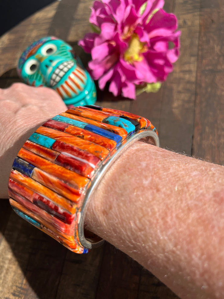 Multi Color Cobblestone Cuff