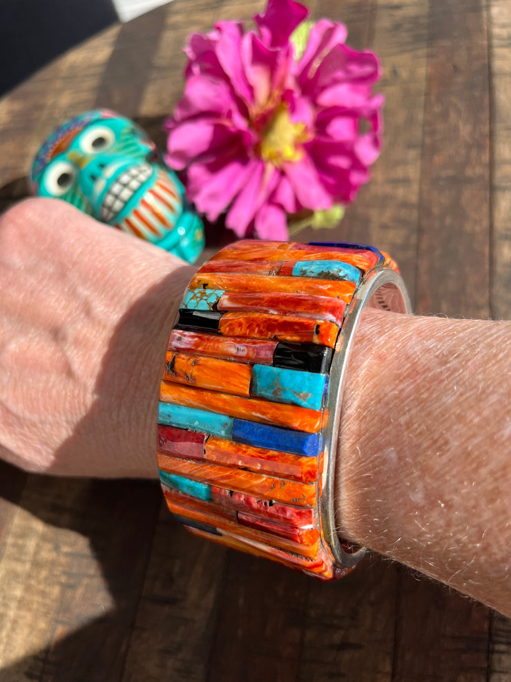 Multi Color Cobblestone Cuff