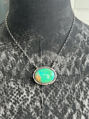 Single Stone Kingman Necklaces