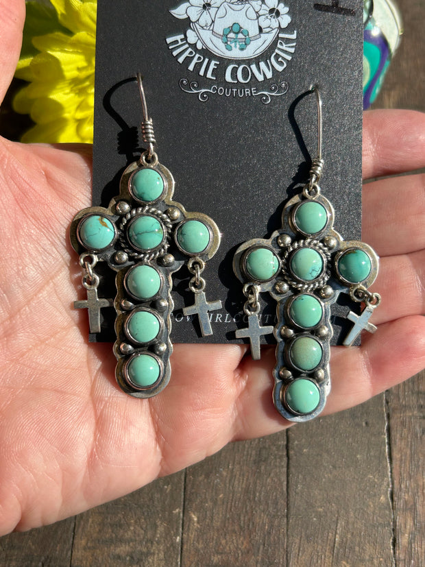 Federico Royston Cross Earrings