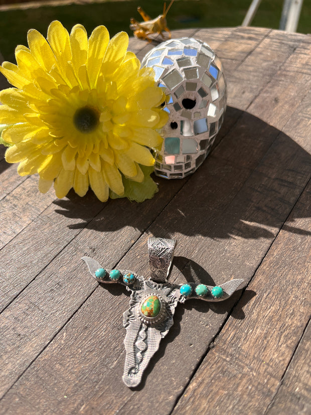 Sonoran Steer Pendant #1