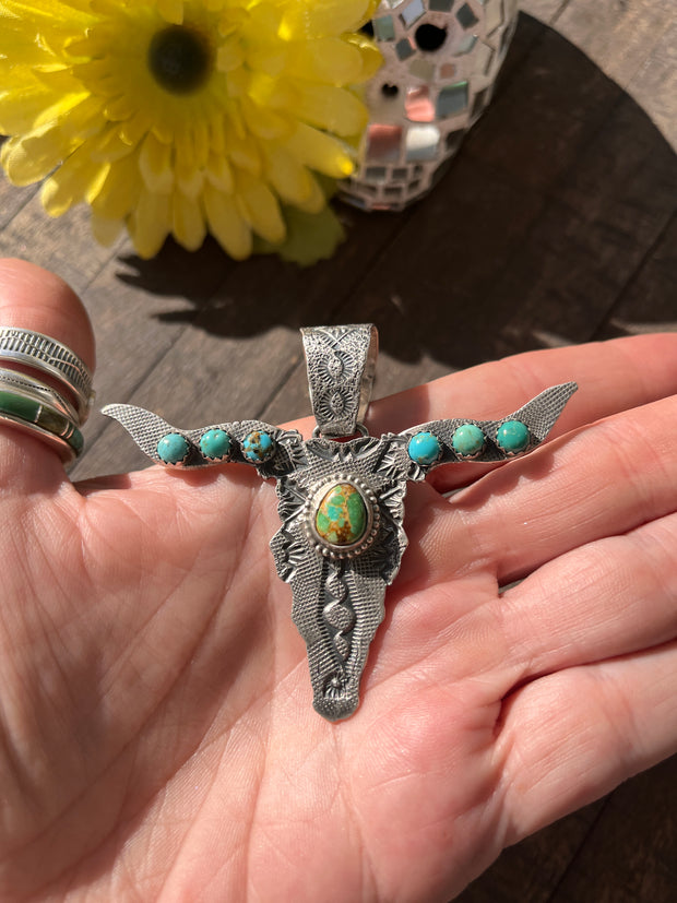 Sonoran Steer Pendant #1