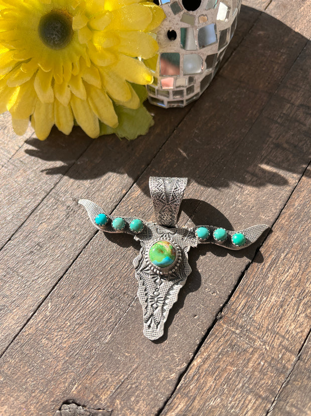 Sonoran Steer Pendant #3