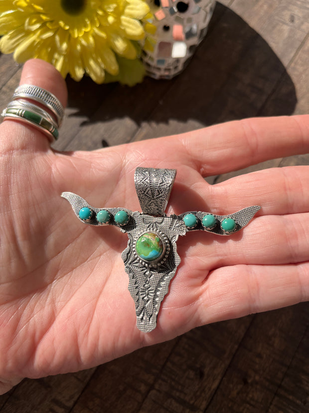 Sonoran Steer Pendant #3