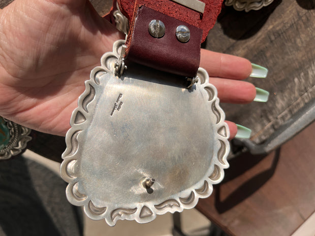 Kingman Slab Concho Belt