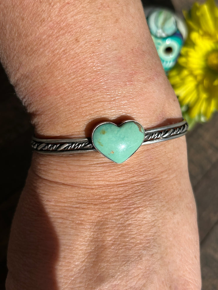 Kingman Heart Cuffs