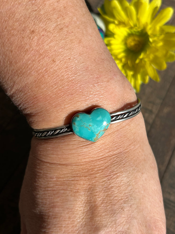 Kingman Heart Cuffs