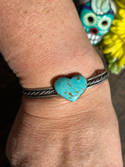 Kingman Heart Cuffs