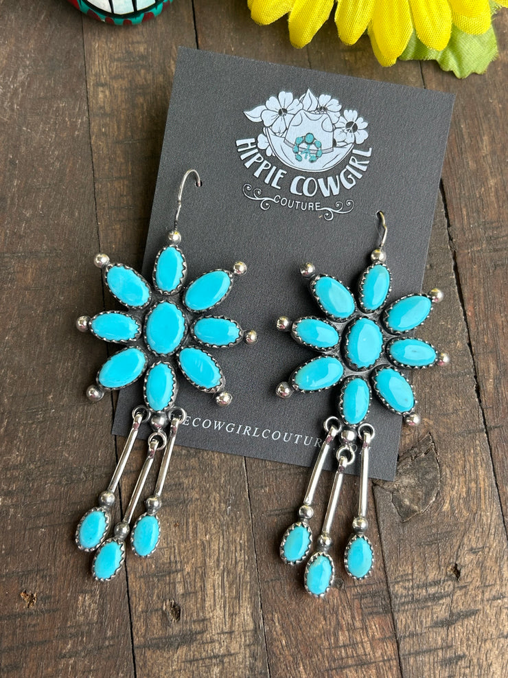 Flower Dangle Earrings