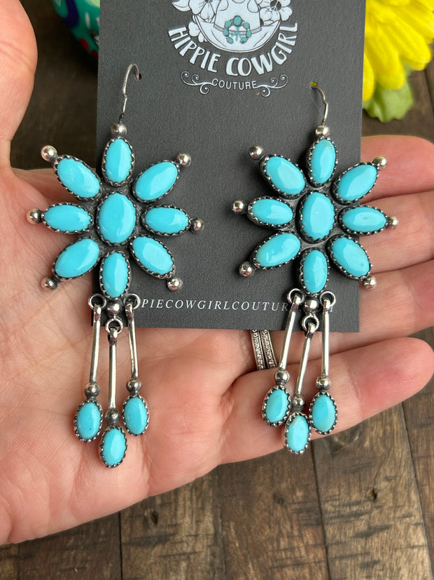 Flower Dangle Earrings