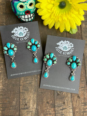 Nevada Turquoise Dangle Earrings