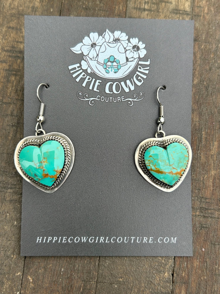 Kingman Heart Earrings