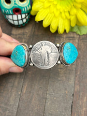 Kingman Coin Cuff- S