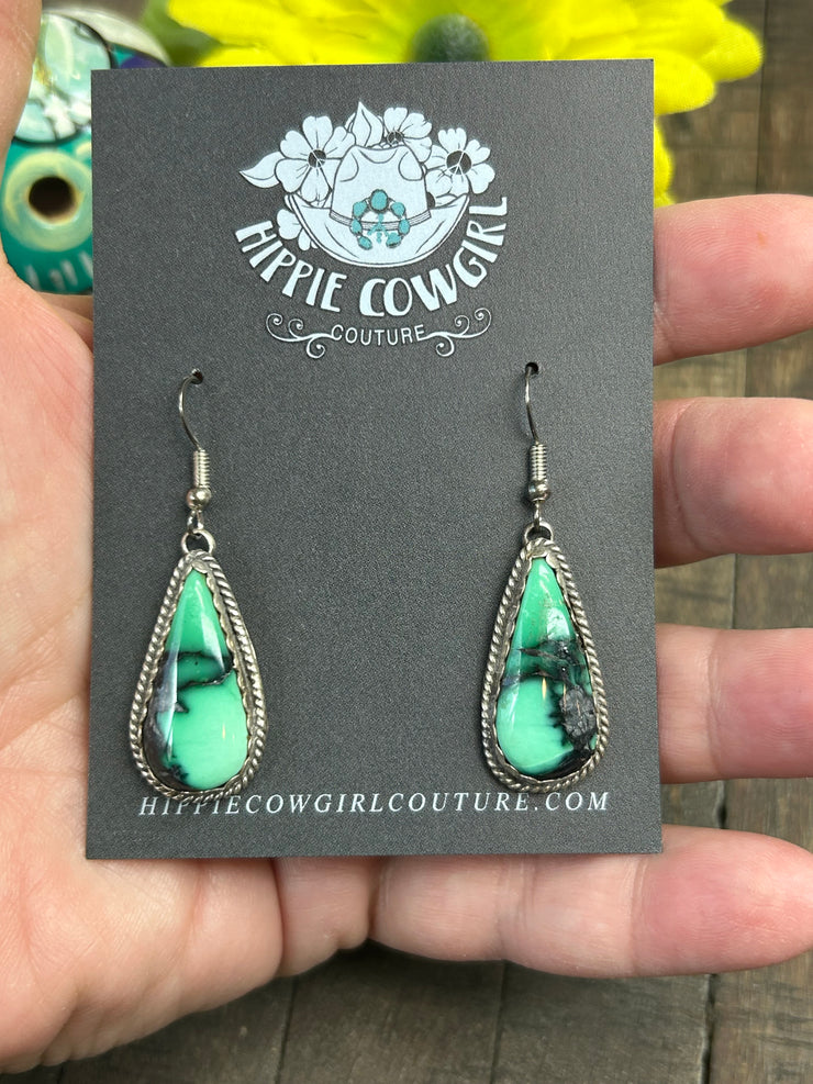 Variscite Dangle Earrings